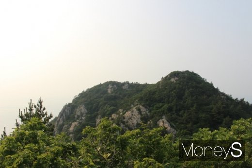 코끼리를 닮은 상라산. /사진=박정웅 기자