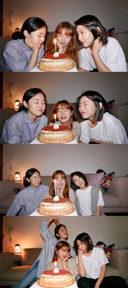 (왼쪽부터) 허가윤 전지윤 권소현. /사진=허가윤 인스타그램 캡처    