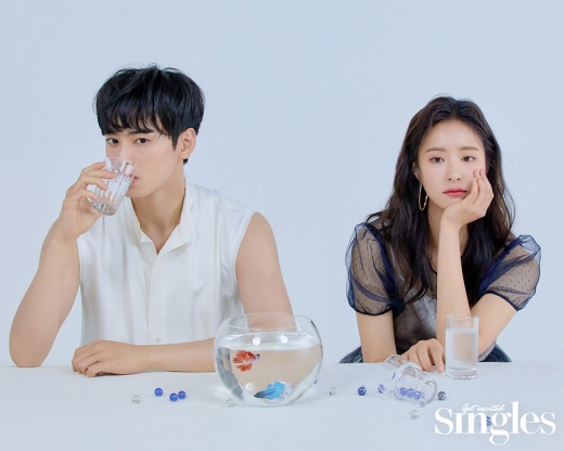 차은우 신세경. /사진=싱글즈
