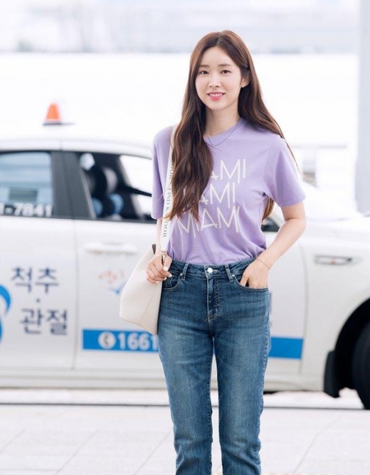 [★공항패션] 차정원, 여성스런 캐주얼룩...