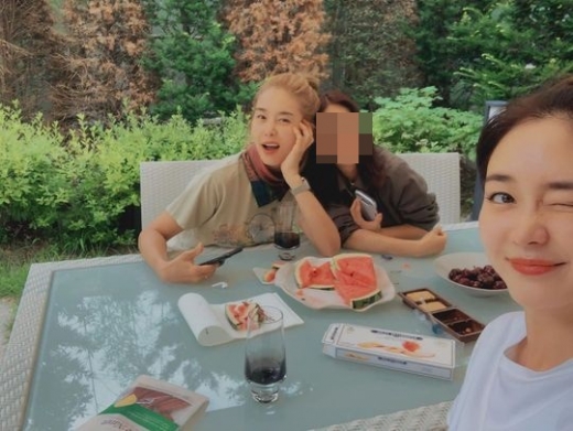 성유리 옥주현. /사진=성유리 인스타그램 캡처  