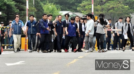 [머니S포토] 구속 기로에 놓인 민노총 위원장