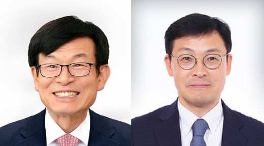 김상조 신임 대통령비서실 정책실장(왼쪽)과 이호승 신임 경제수석. /사진=청와대 제공