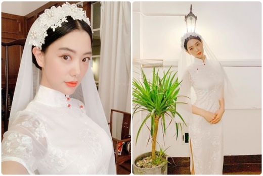 클라라 웨딩드레스./사진=클라라 인스타그램