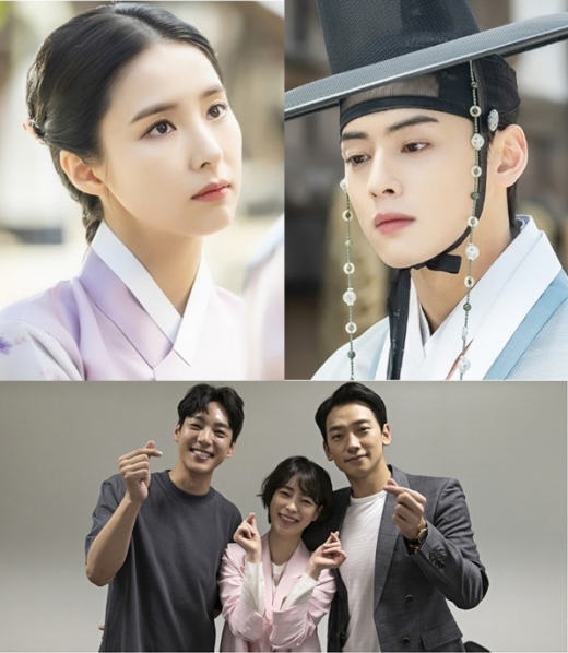 '신입사관구해령' 주역들(위)과 '웰컴2라이프' 주역들(아래)./사진=초록뱀미디어, MBC 제공