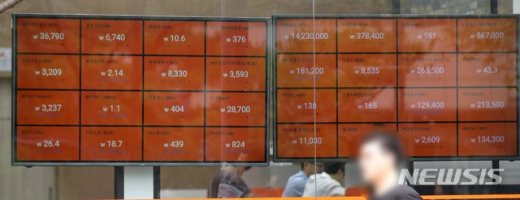 가상화폐 비트코인의 가격이 26일 오후 1500만원을 돌파했다. /사진=뉴시스