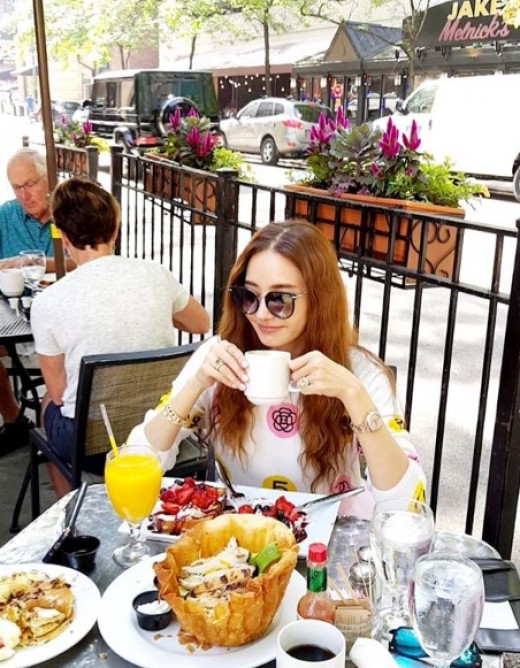 한채영 근황. /사진=한채영 인스타그램 캡처    