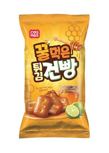 코스모스제과, 부자가 함께 먹는 ‘꿀먹은 튀김건빵’ 출시