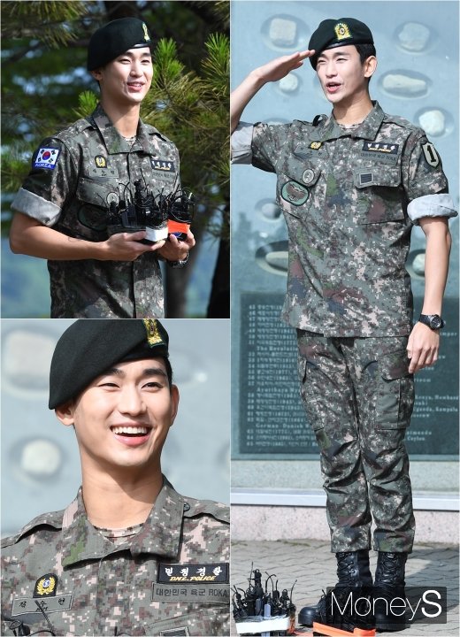 [머니S포토] 김수현 '한류킹의 치명적인 눈빛'