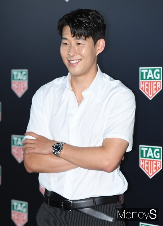 [머니S포토] 손흥민 '위풍당당 슈퍼손'