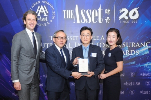 왼쪽부터 유세비오 산체스(Teofilo-Sanchez, Eusebio) Citibank, N.A. 아시아 태평양 증권대여서비스 총괄, 다이엘 유(Yu, Daniel) 애셋지 편집장, 김홍진 한국예탁결제원 글로벌서비스부장, 이임선 Citibank, N.A. 아시아 태평양 지역본부 Client Executive 이사./사진제공=예탁결제원 