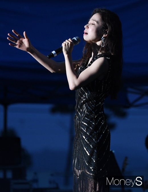 [머니S포토] 홍자 '내 슬픈 사랑아~'