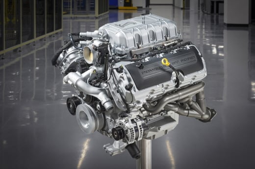 2020 머스탱 쉘비 GT500 엔진 공개. /사진=포드