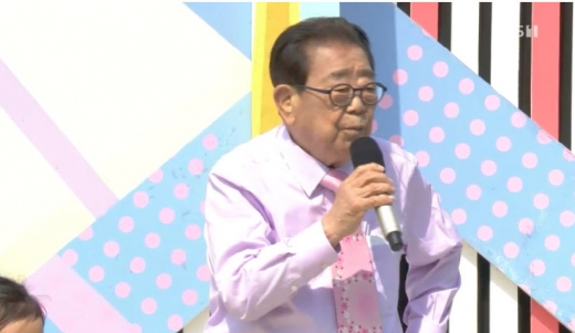 송해. /사진=KBS 1TV 전국노래자랑 방송화면 캡처