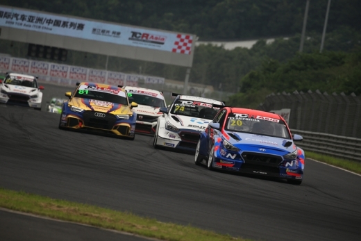 현대차 고성능 경주차 'i30 N TCR' TCR 아시아 중국 3연전 모두 우승. /사진=현대자동차