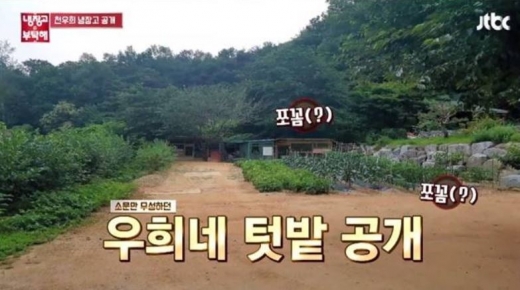 천우희 텃밭공개./사진=냉부해 방송캡처