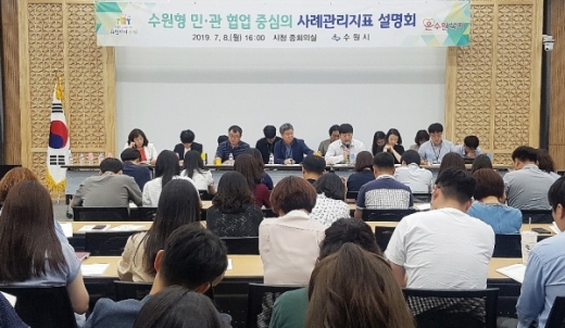 ‘수원형 사례관리지표’ 설명회. / 사진제공=수원시