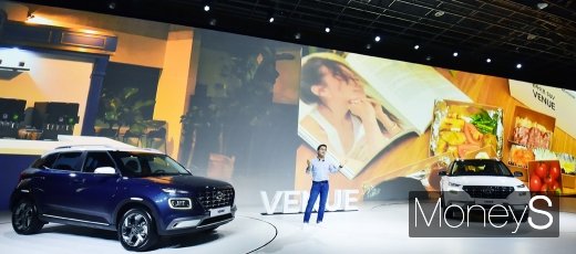 [머니S포토] 국내 차 시장에 공개된 혼라이프 SUV 베뉴
