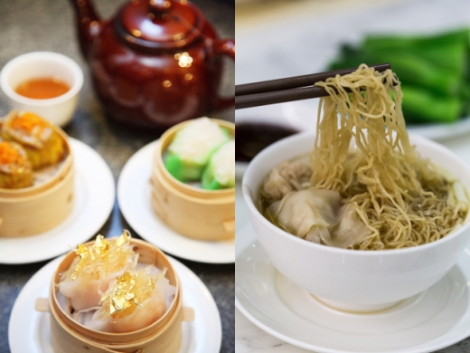 점심으로 제격인 딤섬과 완탕면(왼쪽부터). /사진=홍콩관광청