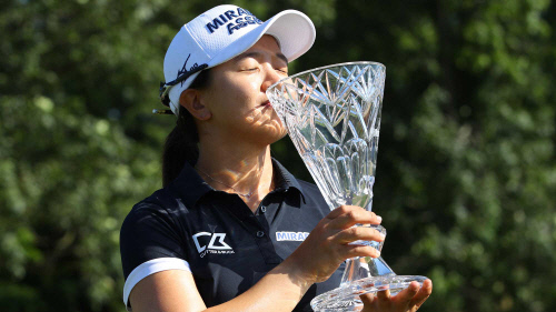 15일(한국시간) 미국 오하이오주 실베이니아 하일랜드 메도스 골프클럽(파71, 6550야드)에서 열린 대회 미국여자프로골프(LPGA) 투어 마라톤 클래식 최종라운드에서 우승을 차지한 김세영. /사진=LPGA 제공