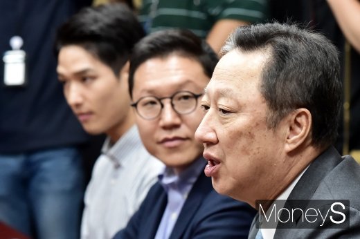[머니S포토] 박용만 회장 
