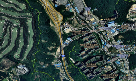 용인시 기흥구 상하동 다목적구장 위치도. / 자료제공=경기도의회