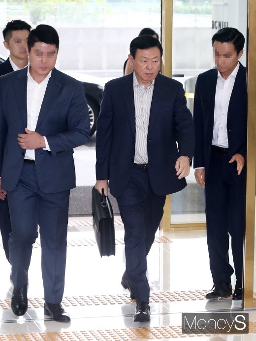 [머니S포토] 롯데그룹 사장단 회의 개최한 신동빈 회장