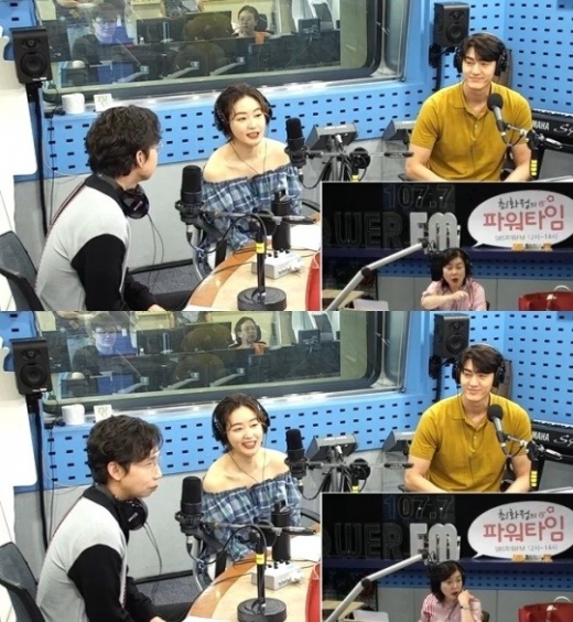 배우 봉태규, 박진희, 이기우(왼쪽부터). /사진=SBS 보이는 라디오 방송화면 캡처
