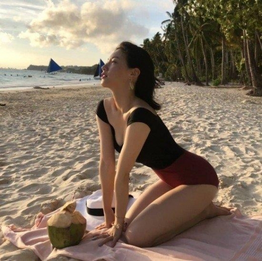 류효영, 수영복에 드러난 '볼륨몸매'