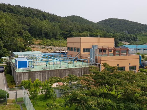 완도읍 하수종말처리장 전경 /사진제공=완도군