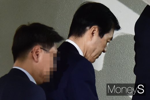[머니S포토] 김태한 삼바 대표, 이르면 오늘 구속 여부 결정