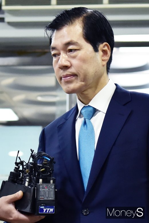 [머니S포토] 삼바 분식회계 혐의 받는 김태한 대표 오늘 영장심사