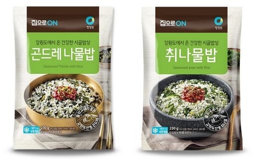 대상 청정원 집으로ON, 향긋하고 신선한 ‘나물밥 2종’ 출시