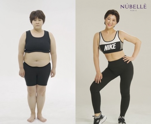 소고기 큐브 먹고 다이어트 성공한 김도연. /사진=누벨르 제공   