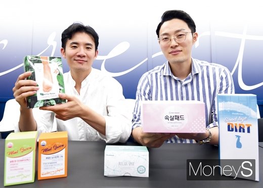 (왼쪽부터) 이한승·이승진 뮈젤 대표_사진=장동규 기자