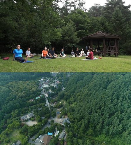 유명산 자연휴양림. /사진=KBS 2TV '다큐멘터리 3일' 방송화면 캡처 