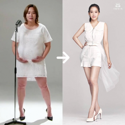 다나 27kg 감량./사진=쥬비스 제공