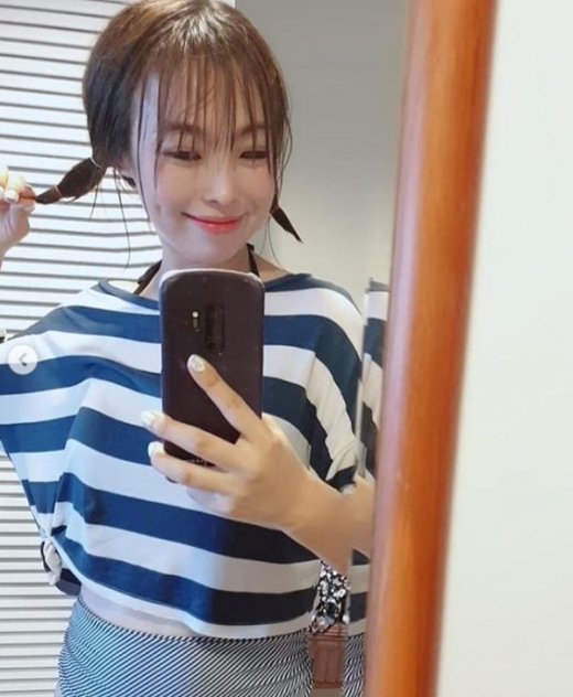 오나미, 괌서 뽐낸 '반전몸매'