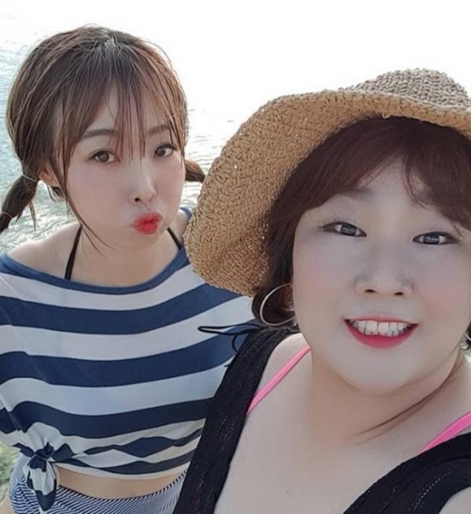 오나미, 괌서 뽐낸 '반전몸매'