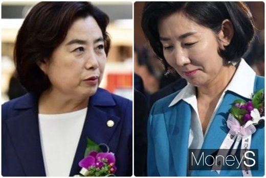 박순자 나경원. 사진은 박순자 자유한국당 의원과 나경원 원내대표./사진=머니S DB