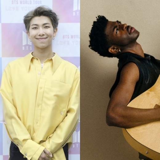 방탄소년단(BTS)의 RM과 래퍼 릴 나스 엑스. /사진=빅히트엔터테인먼트