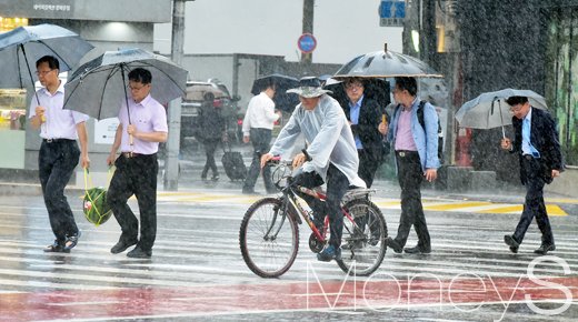 올해 첫 호우경보… 시간당 30㎜ 폭우(속보)