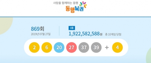  /사진=동행복권 홈페이지