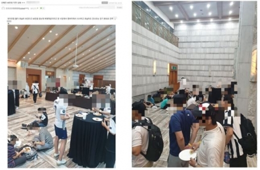 더페스타 뷔페. /사진=온라인 커뮤니티