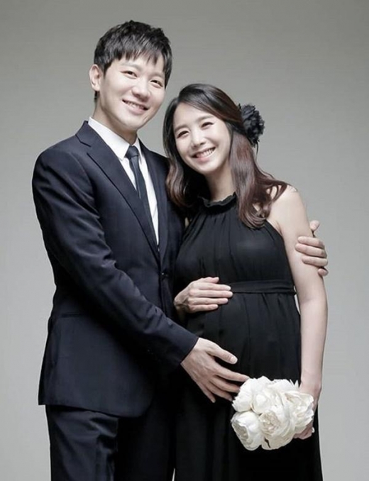 이지애, 둘째 출산 후 만삭 사진 공개