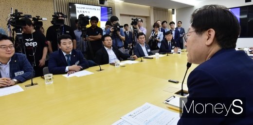 [머니S] 경기 內 미군공여지 관련 발언하는 이재명 지사
