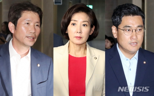 더불어민주당 이인영, 자유한국당 나경원, 바른미래당 오신환 원내대표.(왼쪽부터) /사진=뉴시스