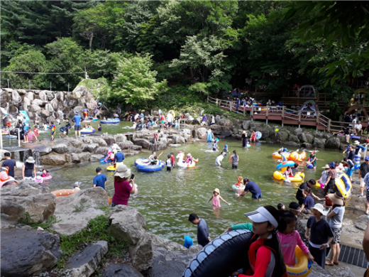 축령산 '야외 물놀이장'. / 사진제공=경기도