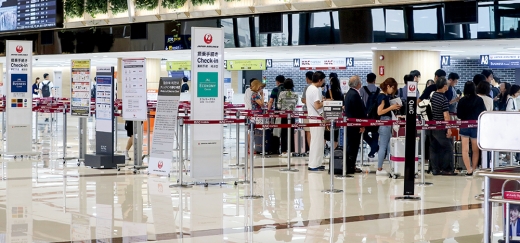 일본여행 불매운동으로 한산한 김포국제공항 탑승 수속 창구. /사진=뉴시스 박주성 기자