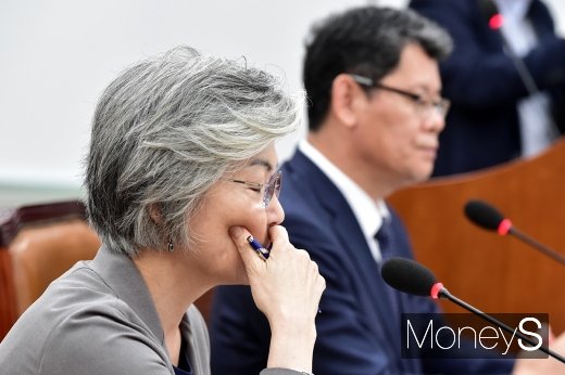 [머니S포토] 외교안보 국회 첫날… 여야, 힘겨루기 한판